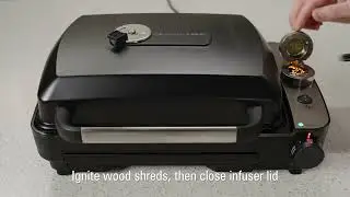 How to infuse hot smoke| Hamilton Beach ® Indoor Searing Grill with Hot/Cold Smoke Infuser (25375)
