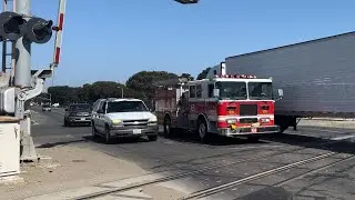 Oxnard Fire Department #168 driving by 5-1-24