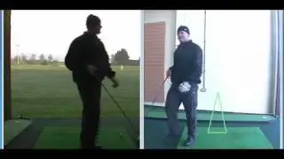 Chopper Woods hitting a Titleist D9 Driver 12th December 2010