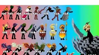 New Xenophon Vs All Skins Stick Army In Stick War Legacy