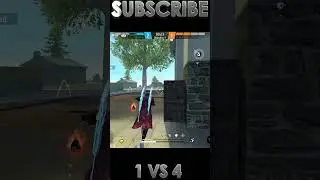 1vs4 🤯 Cs ranked AWM Only  Clutch !! 😱🔥 #short  #shorts  #freefire