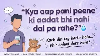 Pani Peene Ke Fayde | Hydration Tips, Side Effects & Lemon Water Benefits | Daily Hydration Habit
