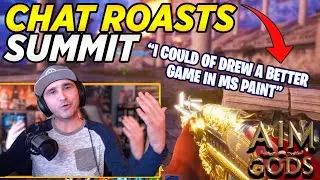 Summit1g gets ROASTED from Chat playing *NEW* Aim Gods Game