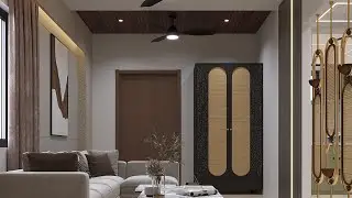 Red Rose 🌹 interior //design modularkitchen || and glass finish // Modular