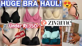 ❤️ZIVAME BRA HAUL❤️Only Under Rs.350🤑😍Lightly Padded/Non Padded/T-shirt/Wired/Non-wired Bra Haul❤️