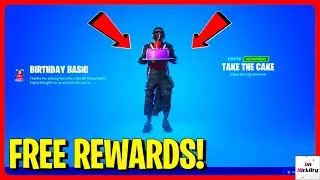 How to get FREE BIRTHDAY REWARDS in Fortnite! (3rd Birthday Event GIFTS)