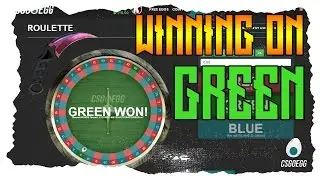 CSGOEgg ROULETTE WIN ON GREEN
