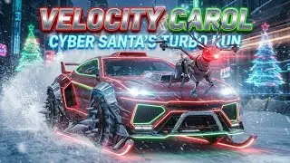 VELOCITY CAROL 🎄 Epic Cyberpunk Christmas Run (170 BPM) | Synthwave & Retrowave