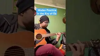 Modes practice time with a speeding finger technique #shorts #guitar