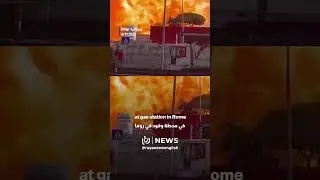 Massive explosion at gas station in Rome shakes entire neighborhood