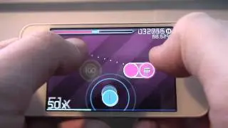 osu!stream (iPhone 4S Gameplay)