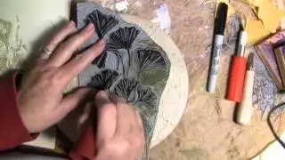 Gingko Carve 1 of 2 by Vicki Ross/Axully