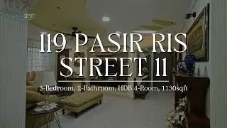 119 Pasir Ris Street 11: 3-Bedroom HDB Flat | Virtual Tour by Real360