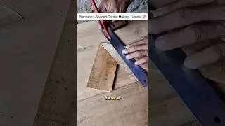 Precision L-Shaped Corner Making Tutorial 💯