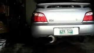 04 WRX HKS Carbon Ti