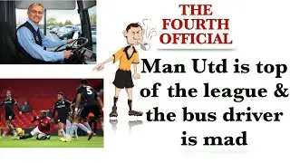 Man utd Top of the league and Mourinho the bus driver is mad af!