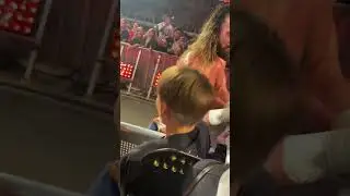 Meeting Seth Rollins at #wweraw #pov #shorts #wwe