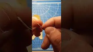 Правильно завязываем иголку при работе с кожей #shorts #crafts #handmade