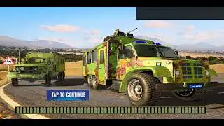 Army Bus Driver US Soldier Transport Duty 2023- Offroad Bus Driving - Android Gameplay