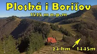 Wielka Fatra  Ploska - Borisov - Mincol piękna złota jesień