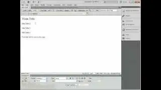 Learning Dreamweaver - Part 5 Headings