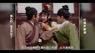 电视为何不拍宝玉开学读书的内容，在学堂发生了什么？#红楼梦  #贾宝玉  #开学季