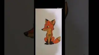 How to draw fox | step by step #drawing #shorts #subscribe