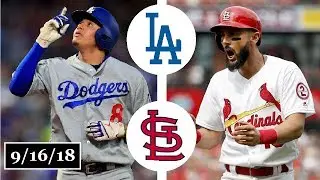 Los Angeles Dodgers vs St. Louis Cardinals Highlights || September 16, 2018