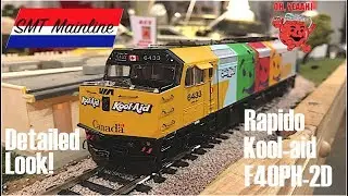 Detailed Look At Rapido's New Kool-aid F40PH-2D Unboxing W/ Review