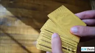 24k Gold Foil Playing Cards   with Certificate @ cxdeals.com