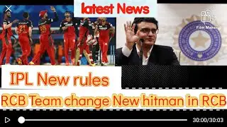 ipl 2021 new rules /Bangalore Team players change new batsman / #cricket #ipl #RCB #viratkohil #BCCI