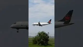 Air Canada E175 Buttery Smooth Landing at Toronto International 🧈