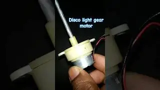 How to make Disco light gear motor repair #shorts #gear #motor