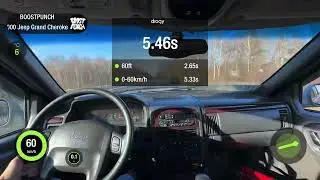 JEEP GRAND CHEROKEE 4.7i AT 4WD 2000 STOCK. 0-100 ACCELERATION 