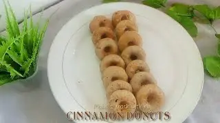 Cinnamon donuts| NO EGGS,NO MILK,NO BUTTER|using a donut maker|mini cinnamon donuts