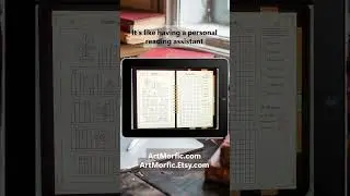 Digital Reading Journal for Book Lovers 📖✨ #readingjournal #digitalplanner #booktok #bookwormlife