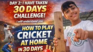 2 days of 30 days challenge I will understanding you how to play cricket in home in 30 days
