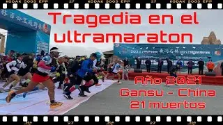 Tragedia en el ultramaraton de Gansu en China - 21 muertos