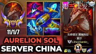 Aurelion Sol Wild Rift China - Build, Runes, Season 17 - Gameplay Ashen Lord Aurelion Sol