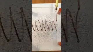 visualisation of magnetic field #experiments #physics #science #cbse