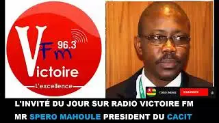TOGO | SPERO MAHULE l'invit&eacute; du jour sur radio victoire Fm (CACIT)