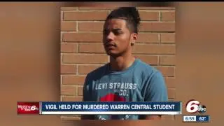Vigil held for murdered Warren Central student