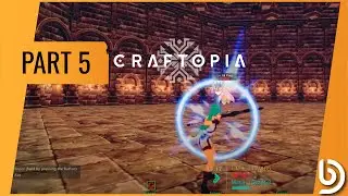 Craftopia Part 5 | Fighting Fleur, gacha coins in a geothermal lake, and discovering pokeballs.