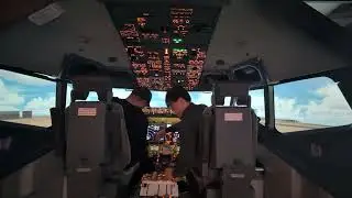 Traq-Lab B737 Sim . Captain Joshua ( PM ) 1st Officer Dave ( PF ) YYZ-YUL ..( 1 )