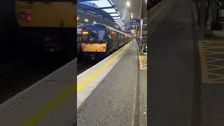 Southeastern Class 376 train departs London Bridge station to head for London Cannon Street #trains
