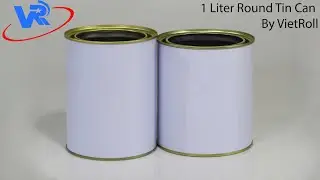 1 liter Round Tin Can Packing Paint,Chemicals And More Liquid Product