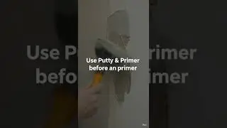 Why putty and primer applying before paint #shorts #ytshorts #paint #decor