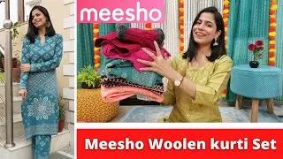 Meesho Winterwear Kurti Palazzo Set l Dream Simple