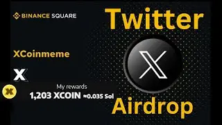 Twitter X Airdrop Same like telegram Dog's age Project claim once time Partnership with Binance 👑
