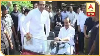 EXCLUSIVE | जेव्हा मुख्यमंत्री अजित पवारांकडे कारचं स्टेअरिंग देतात.. | ABP Majha